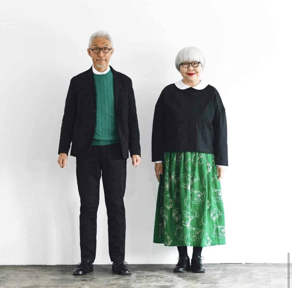 50後穿搭配色示範